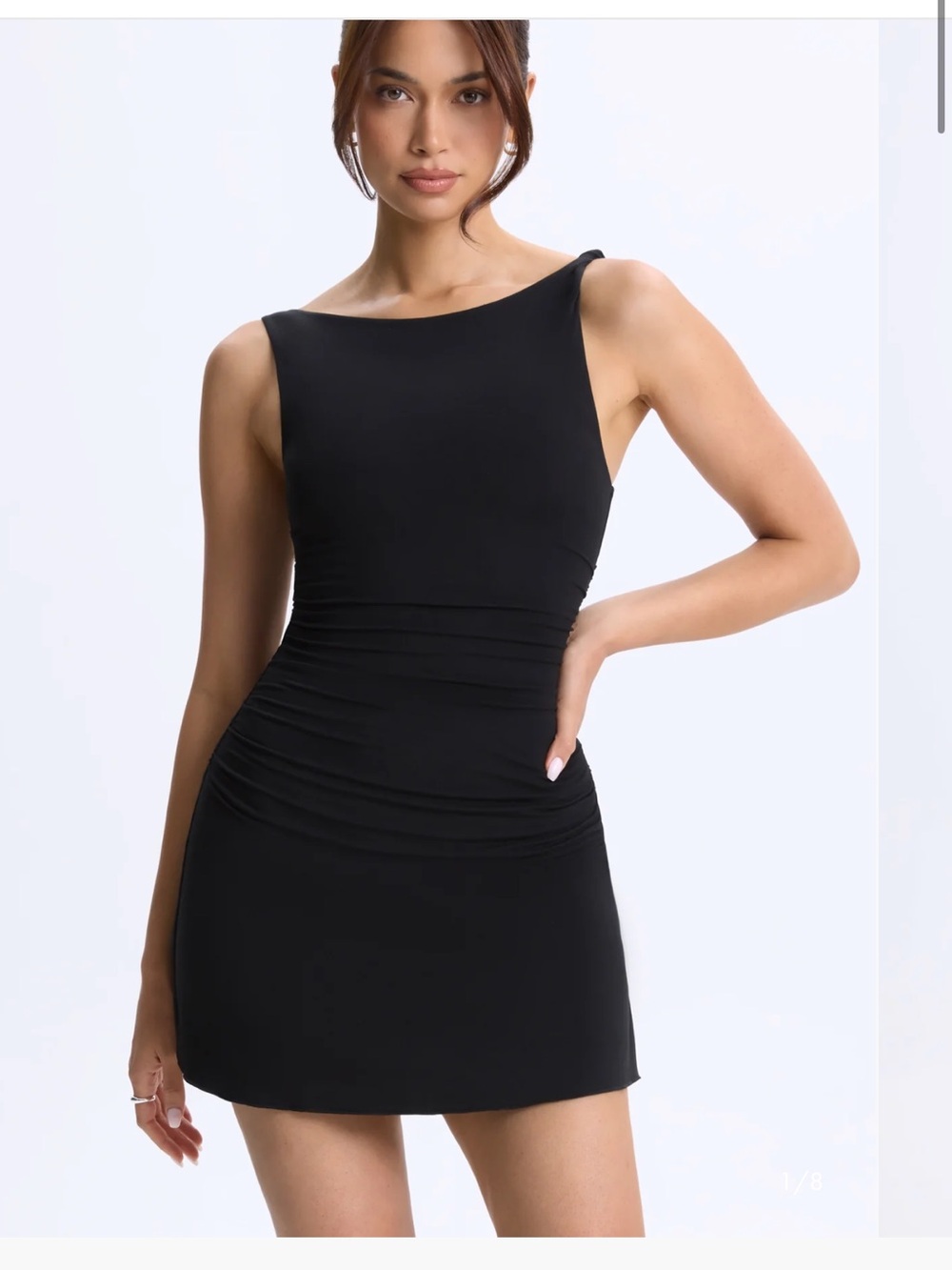 Oh Polly black mini dress